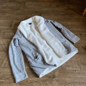 Land’s End Sherpa cardigan with pockets